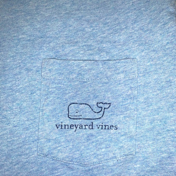 VINEYARD VINES Vintage Whale Long Sleeve Pocket Tee - Picture 5 of 5